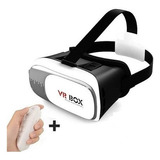 Anteojos Vr Box Realidad Virtual Lentes 3d Joystick Control Casco Smartphone Para Celular Entretenimiento Portatil