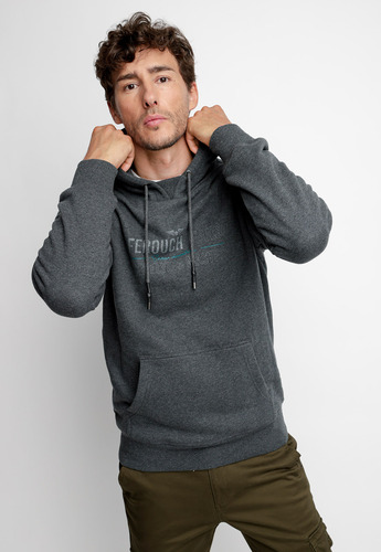 Polerón Hombre Hoodie Gris Fw 2023 Ferouch