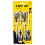 Juego De Destornilladores Stanley 4 Piezas Basic Cushion Gri