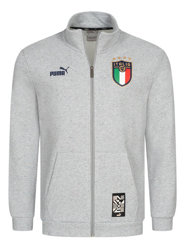 Chaqueta Italia 2022 2023 Salida Gris Original Puma