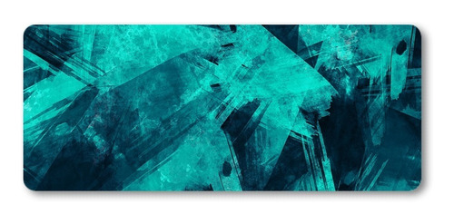 Mousepad Xxl 80x30cm Cod.360 Arte Abrstacto Celeste