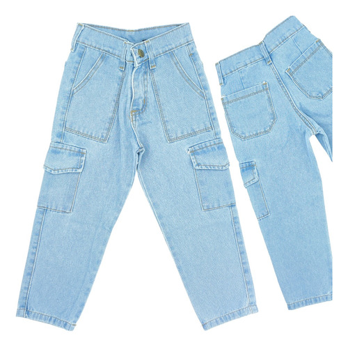 Pantalón De Nena De Jeans Mom Kaorikawaii