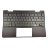 Teclado Con Carcasa Hp X360 13-ay Series (español) Original