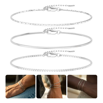 KUOAEAYE 3pzs Pulseras De Acero inoxidable moda Para Hombre Y Mujer.Ajustable.Joyería de plata Para Hombre Y Mujer.Regalos para Mujeres,Hombre,Novia,Novio,mamá,pareja,papá | MercadoLibre