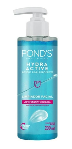 Limpiador Facial Pond's,acido Hialurónico,piel Limipa,fresca