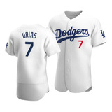 Los Angeles Dodgers 7# Julio Urias Jersey Ropa De Ninos