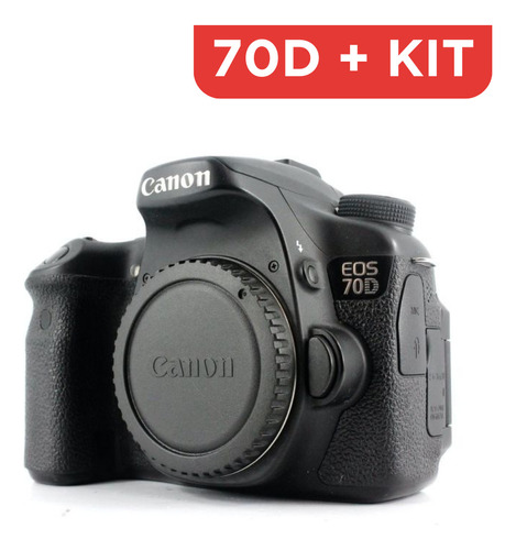 Canon 70d Bem Cuidada - 29 Mil Cliques - Kit Gravação