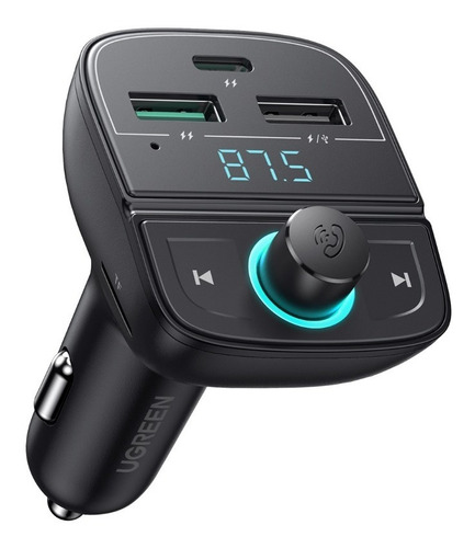 Transmisor Fm Con Bluetooth 5.0 Para El Coche Ugreen 80910