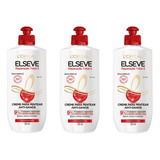 Creme Para Pentear Elseve 250ml Reparacao Total 5- Kit C/3un