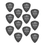 12 Palheta Dunlop Tortex 0.50 Mm Standard Guitarr 488r Preta Cor Preto