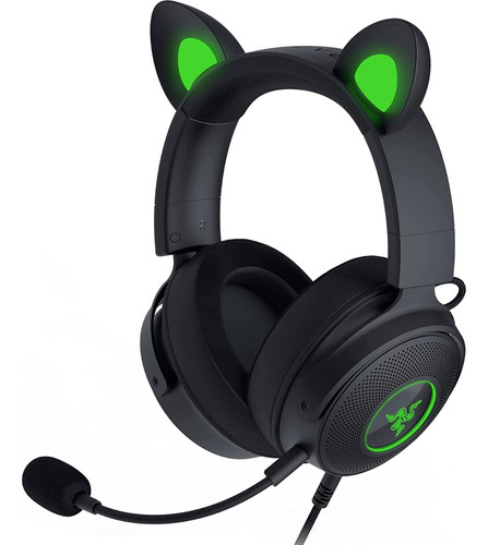 Audífonos Gamer Razer Kraken Kitty V2 Pro Rgb Color Classic Black