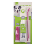 Set 4 Pcs Pasta Dental + Cepillo + Dedal Perro Mascota 16940