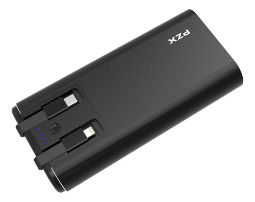 Power Bank Pzx 20.000mah Función De Linterna Voltaje 5.5v Color Negro