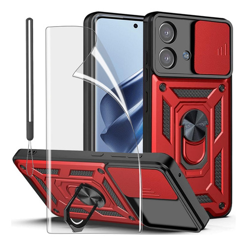 Funda De Uso Rudo Case Para Moto Edge 40 Neo Carcasa +mica