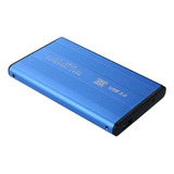 Carcasa Para Disco Duro De Laptop 2.5 Sata Case Sata 2.5 Color Azul