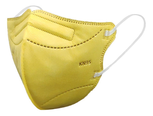 Máscaras Respiratórias Infantis Lisas Com Proteção Kn95 Pff2