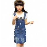 Vestido De Jean Para Niñas  Kidscool Space 