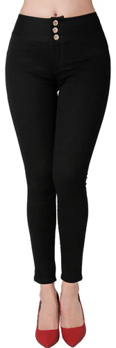 Jeans Moda Skinny Mujer Negro Fergino 52904621 | Envío gratis