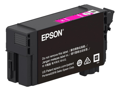 Tinta Original Epson Plotter T3170 5170 Magenta 50ml T40w320