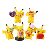 6 Figuras Pikachu Pokemon Colección Anime Atrápalos