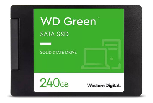 Ssd Wd Green 2.5  240gb Sata Iii - Wds240g3g0a