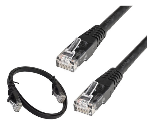 Cable Red Plano Categoría 6 Cat6 Rj45 Utp Ethernet 1 Metro D