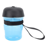 Botella De Agua Para Perros, Color Azul, 520 Ml, A Prueba De