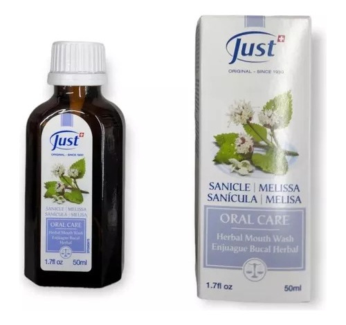 Enjuague Bucal Just Sanicula Y Melisa 50ml Envíos Gratis 