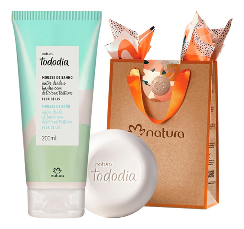 Kit Regalo Mousse Flor De Lis  + Jabon Tododia Natura - Lvdm