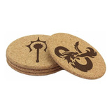 Dungeons And Dragons Cork Coaster Set Of 13-1 Of Each Charac
