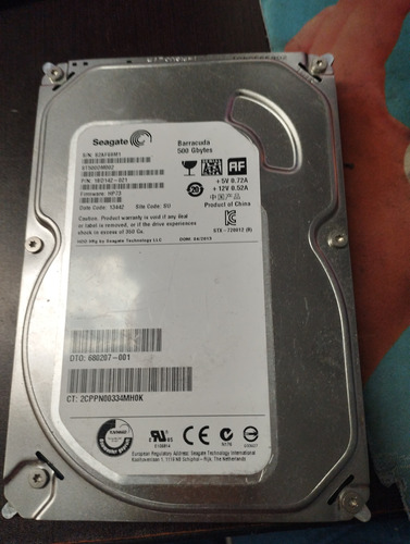 Disco Duro Mecánico Seagate 500gb