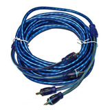  3 Pz Cable Rca 5.3 Metros 100% Cobre Libre De Oxígeno Suono