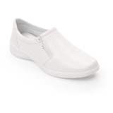 Zapato Cerrado Servicio Dama 48303 Flexi Blanco