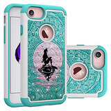 Funda Para iPhone 7 iPhone 8 Mermaid With Moon Pattern Si-02