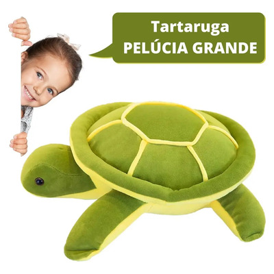 Tortuga antialérgica gigante de peluche con forma de animal marino | Envío gratis