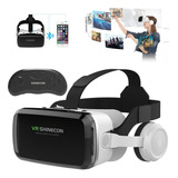 3d Vr Lentes De Realidad Virtual Con Audífonos Y Gamepad
