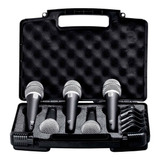 Microfone Superlux Pra D5 Profissional Vocal 5 Peças C/ Case