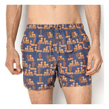 Short Baño Reef Tiki Estampado Hombre