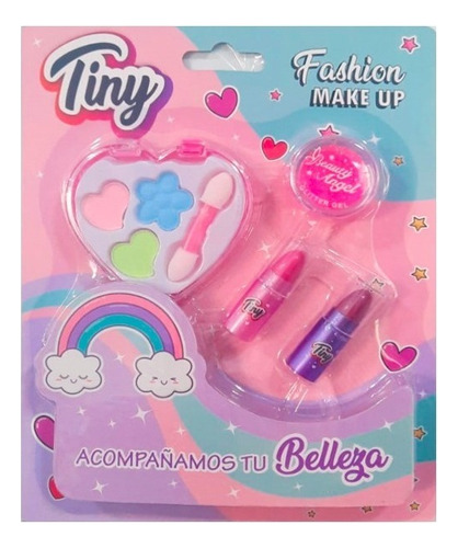 Tiny Maquillaje En Blister Corazón Con Sombras 3202