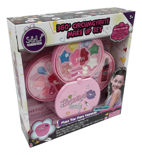 Set De Maquillaje Desplegable 360° Nenas Ploppy.3 381432