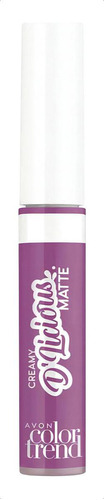 Batom Líquido Creamy D'licious Matte Avon - Cor Algodão Doce Acabamento Mate Cor Rosa