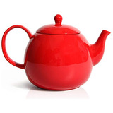 Tetera Porcelana Sweese, 1.2 Litros - Roja