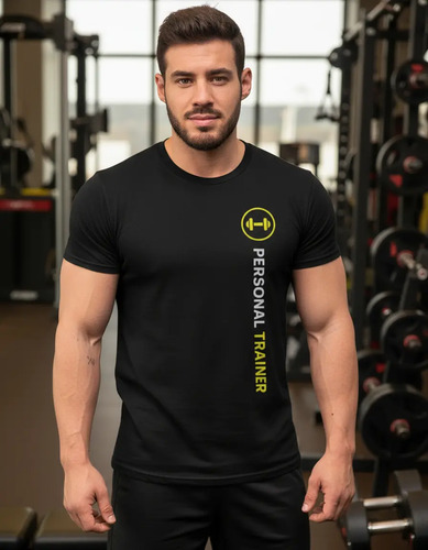 Camiseta Personal Trainer C\u002F Nome Ou Inst Dry Fit 100%  | MercadoLivre