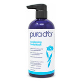 Pura D'or Awakening Body Wash (16 Onzas) Con Aloe Vera, Manz