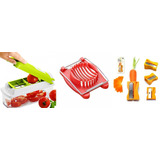 Kit Nicer Dicer Multifuncional Cortador Huevo Sacapuntas Zan