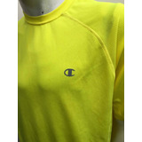 Remera Deportiva Champion Double Dry Talle L Yellow Jordan