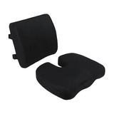 Cojín De Silla Ergonómico Ajustable Negro Para Oficina