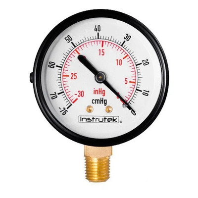 Vacuómetro Carátula 2.5 PLG , -30 Inhg (eq. Ordeña Y Vacío) | Envío gratis