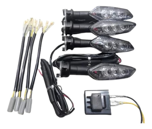 Direccionales Super Led Set 4pz Yamaha R1 02-14 Relay Y Arne