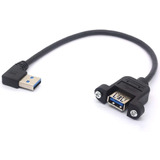 Cable De Montaje Usb 3.0 Tornillo Hembra A Usb 3.0 Macho